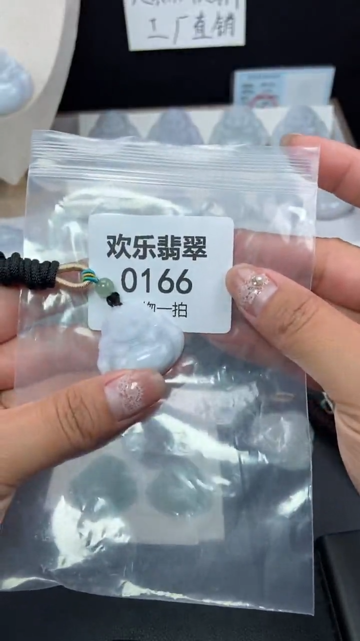 颈饰未镶嵌翡翠缅甸天然翡翠0166