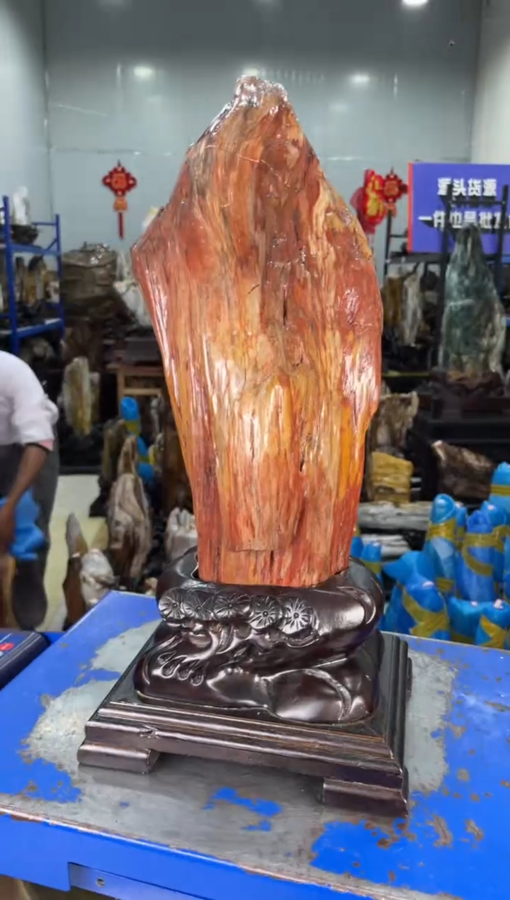 【闪购商品】硅化玉摆件未镶嵌59