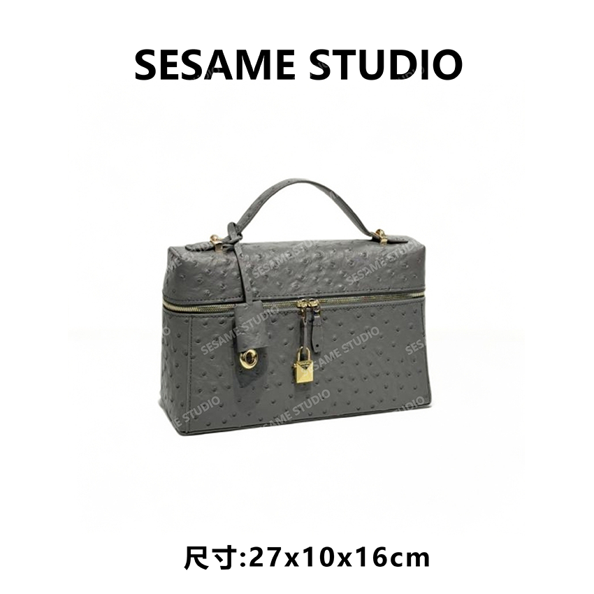 【芝麻集】XKY-7305-亚麻蓝RAIN.CUN休闲时尚百搭腋下女包