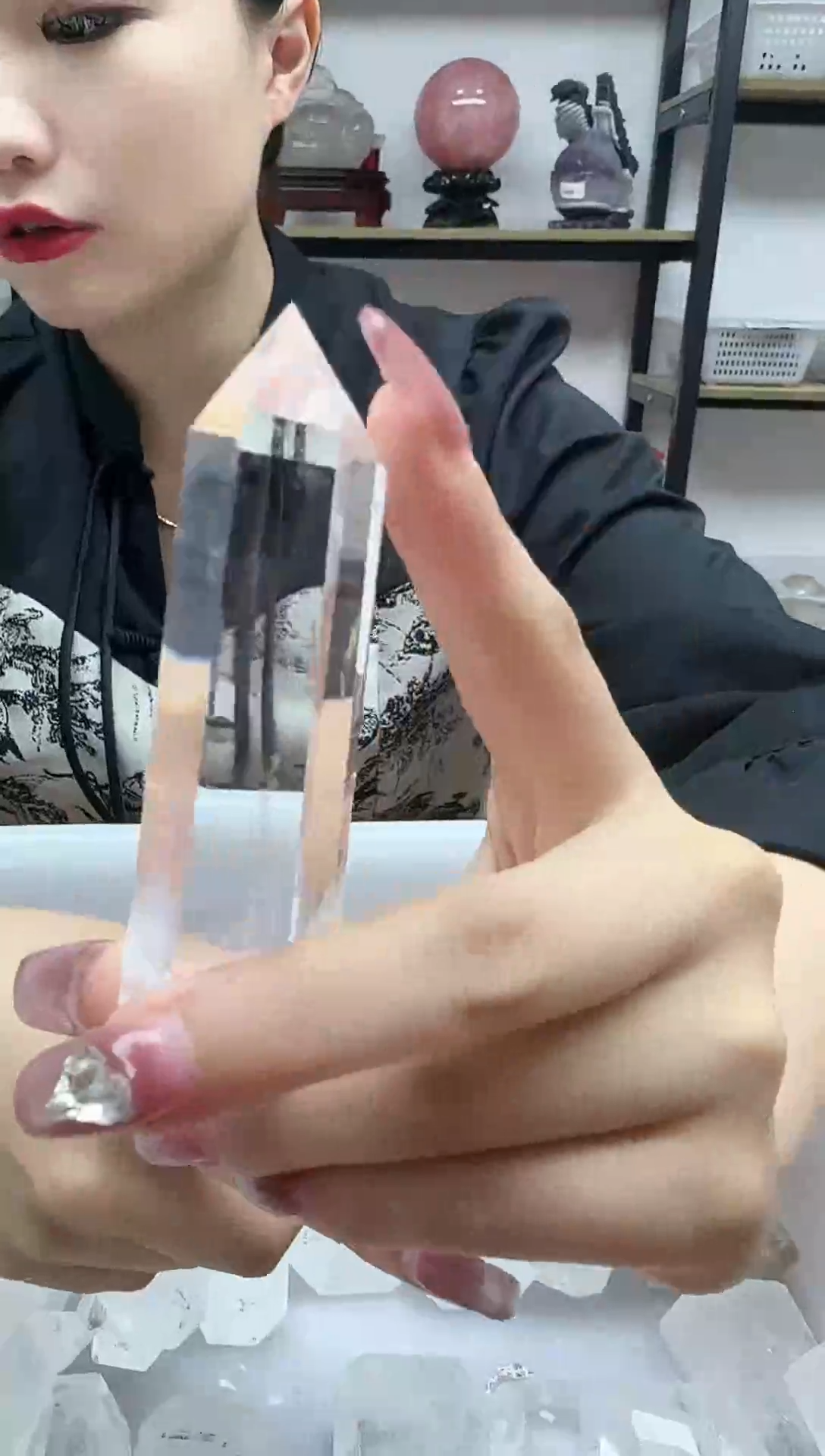 水晶摆件未镶嵌水晶水晶柱B078