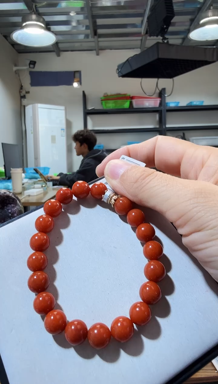 未镶嵌手链南红玛瑙优0175 约9mm