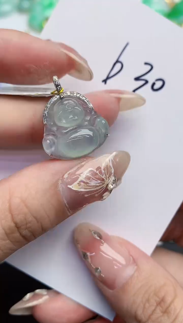 【闪购商品】翡翠颈饰18K金镶嵌0000000000