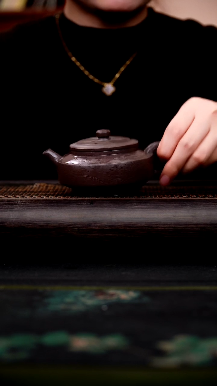 茶壶紫砂 蠡墅老天青 仲方周盘 