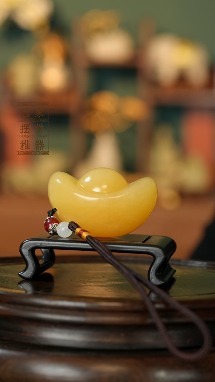 玉《一锭发元宝》摆件