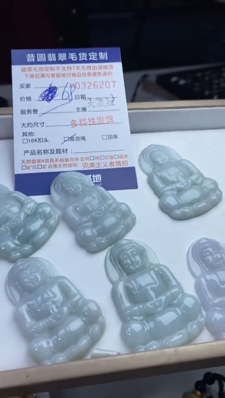 【闪购商品】翡翠颈饰未镶嵌多样性发其一326207