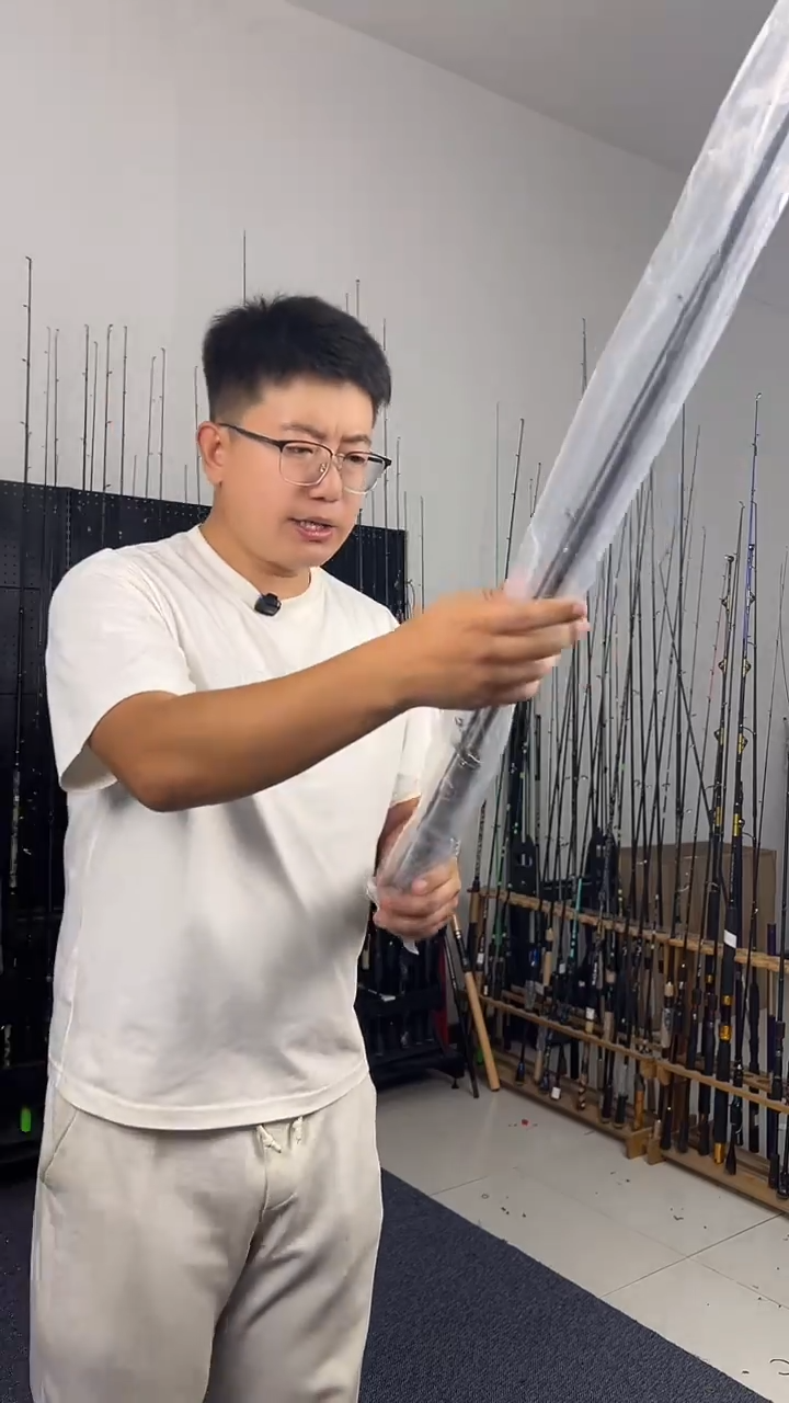 1.98m碳素碳把马口1.98米枪柄（瑕疵尾货竿，没有售后，介意勿拍）