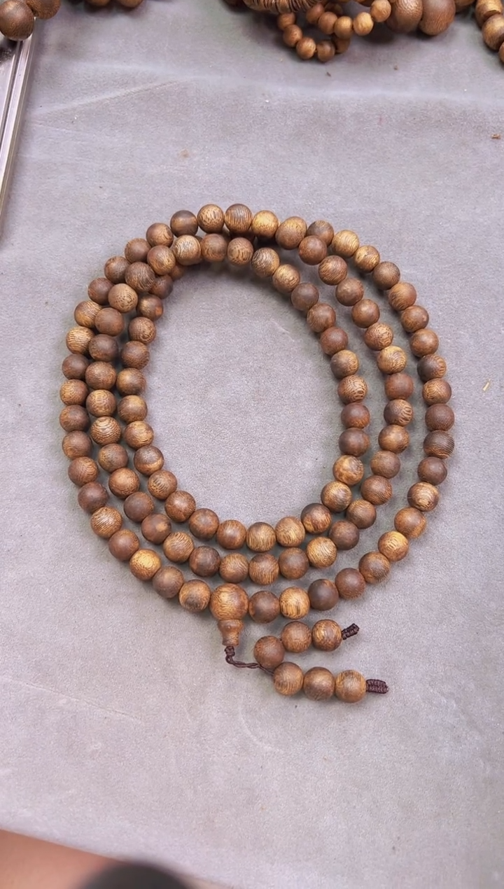 手串沉香棋楠圆珠多圈
