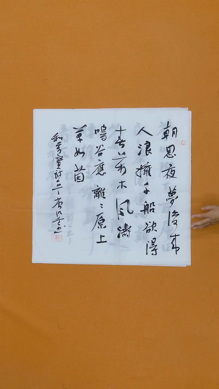 书法唐明全 云南理S 68*68 