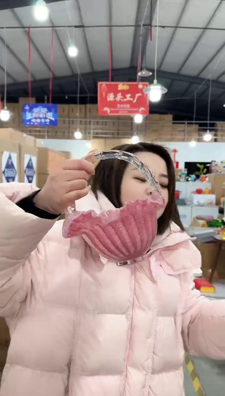 【闪购商品】玻璃于清花器M-早63