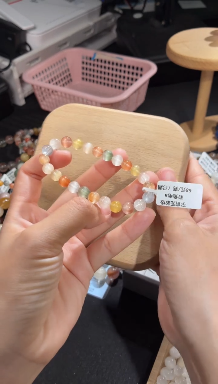 未镶嵌手链水晶34号多样性发一E7+