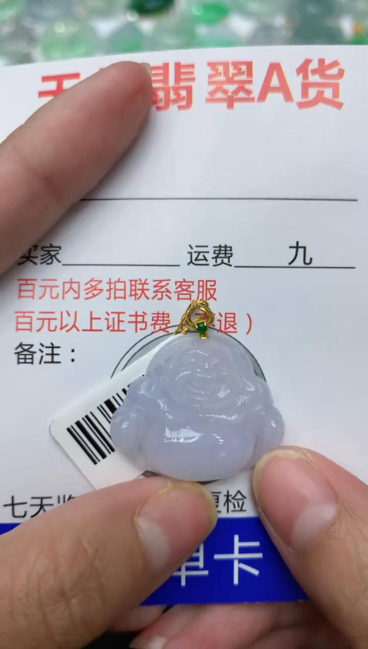 【闪购商品】翡翠颈饰18K金镶嵌111111111111