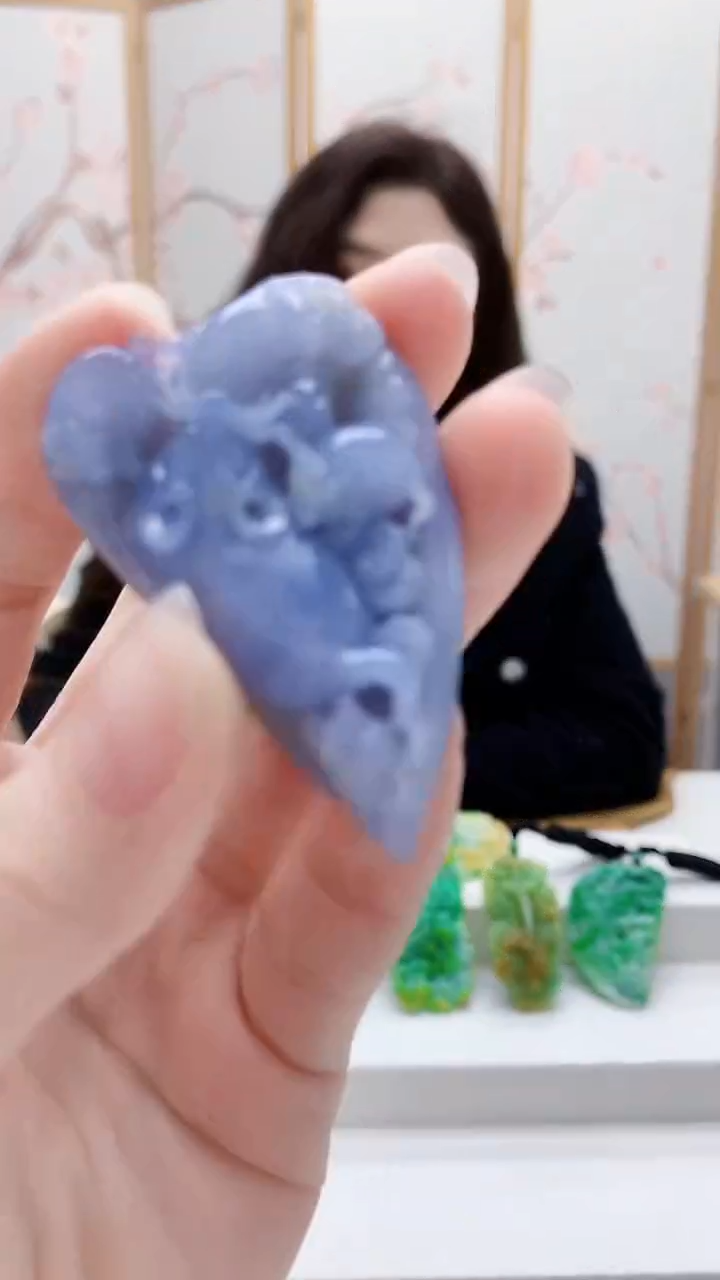 未镶嵌定制翡翠4829ry-毛货挂件4