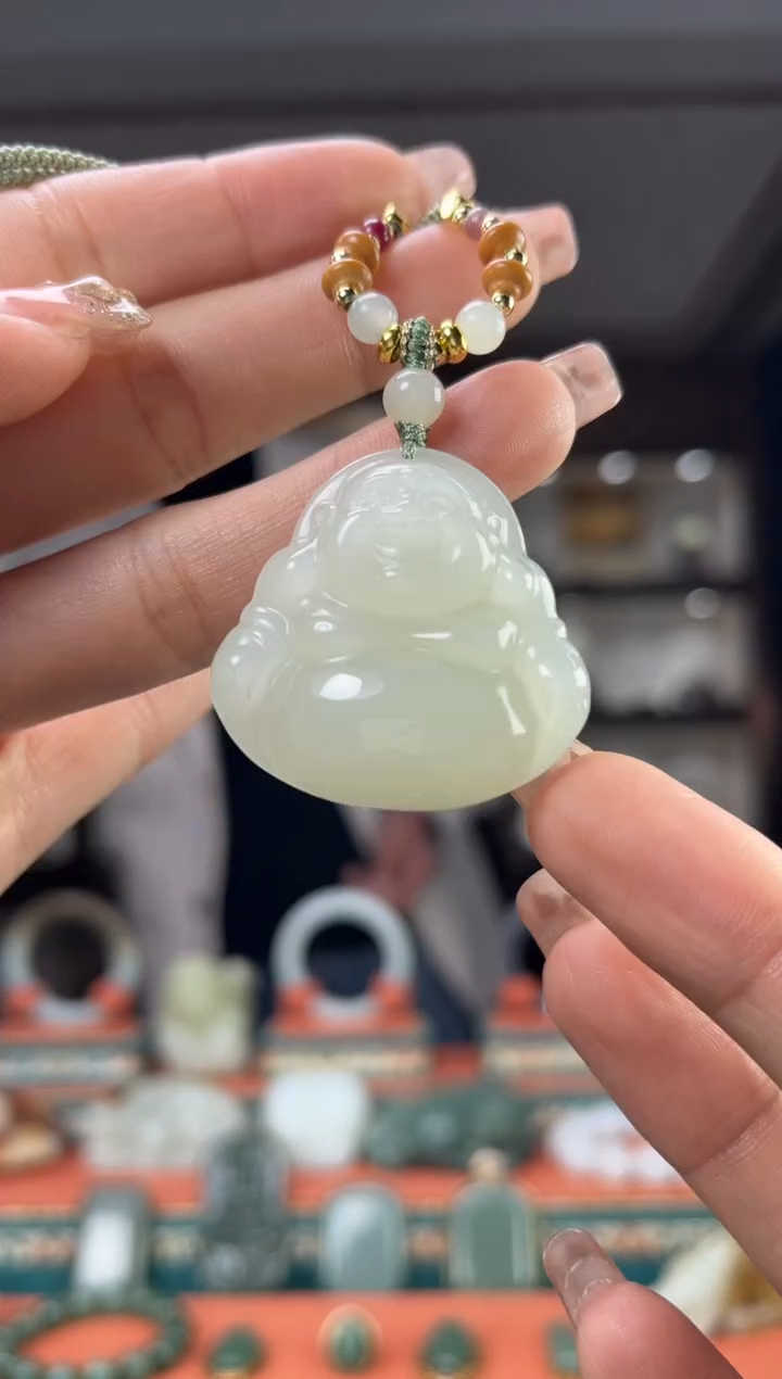 【闪购商品】和田玉颈饰未镶嵌佩佩35mm左右