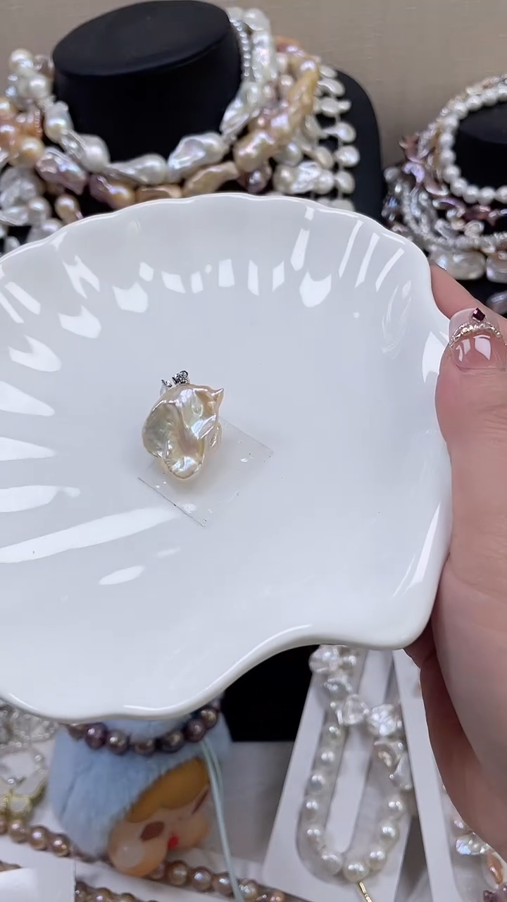 未镶嵌吊坠淡水珍珠【纯恬饰品】