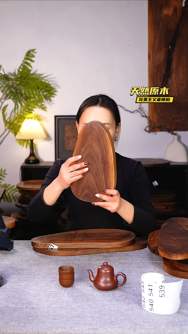 木北美黑胡桃原木.干裂疤结不属于商品质量问题完美主义者慎拍