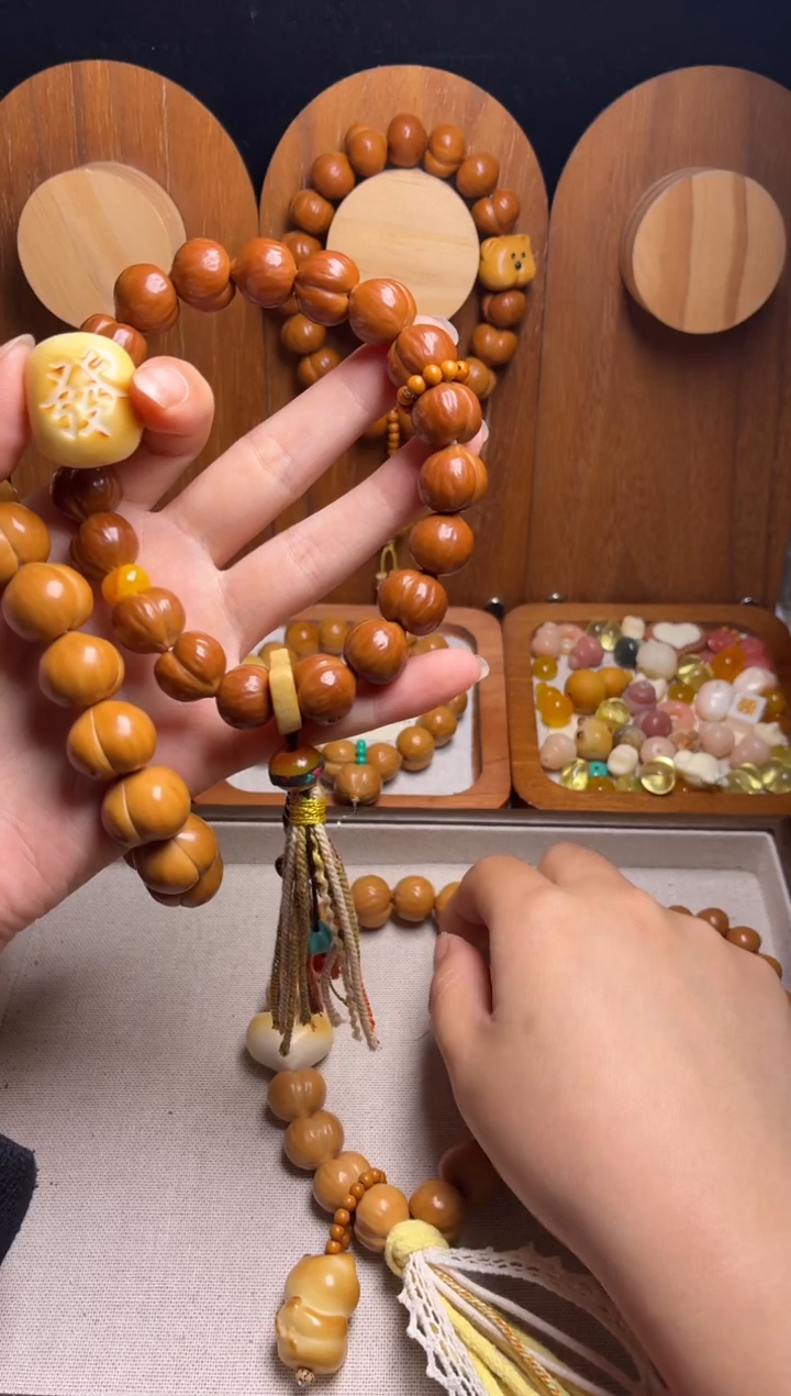 手串猴头核桃李*全品17+藏式一套爱心换发财