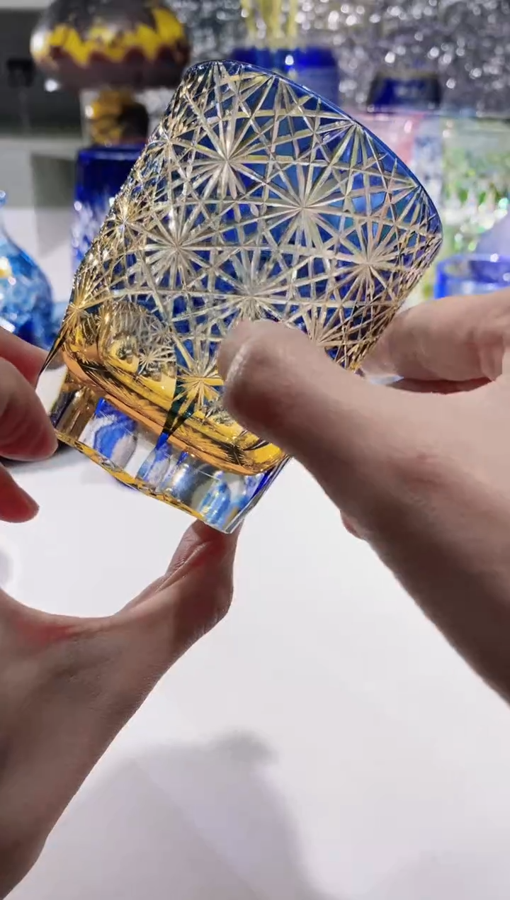 【闪购商品】水晶玻璃无手柄款小金橘微瑕624