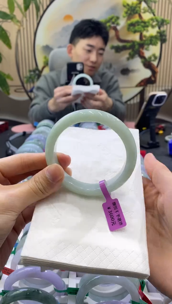 未镶嵌手镯翡翠9724