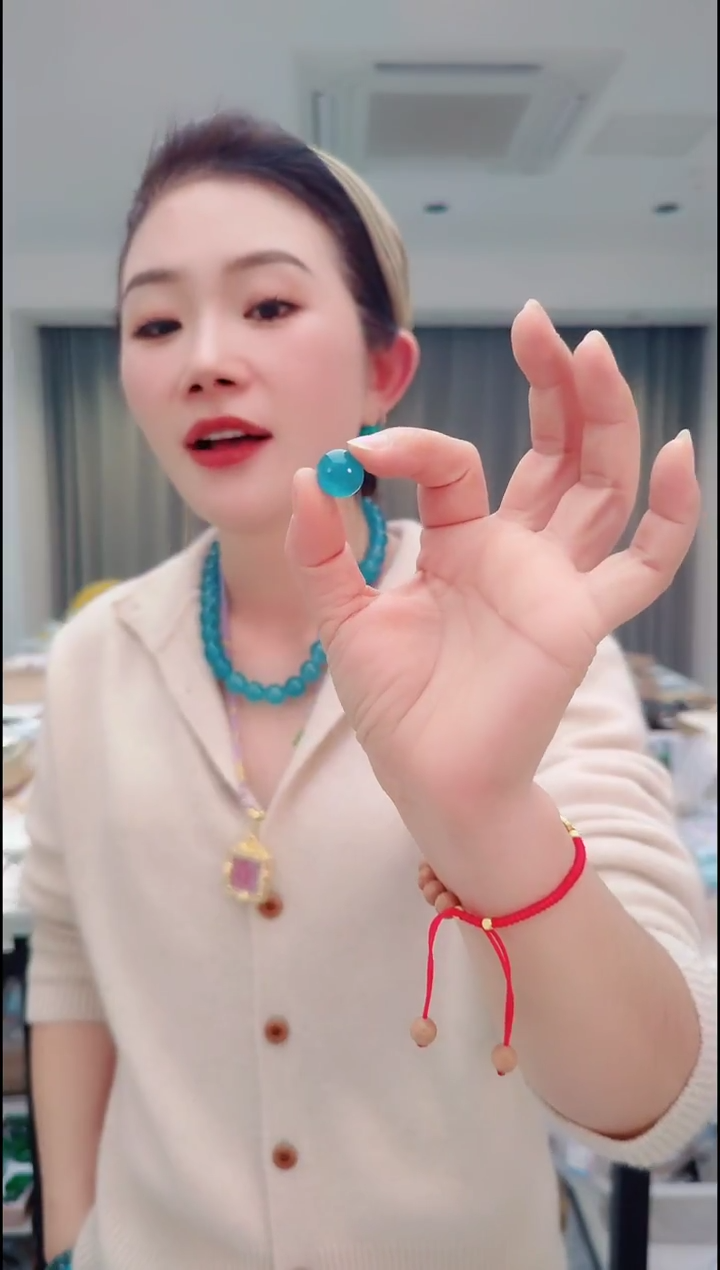 颈饰未镶嵌天河石3198天河单珠