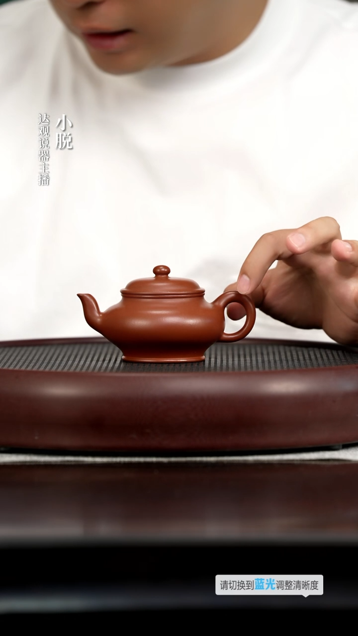 茶壶紫砂DG301阅壶录苏月虚扁大红袍140