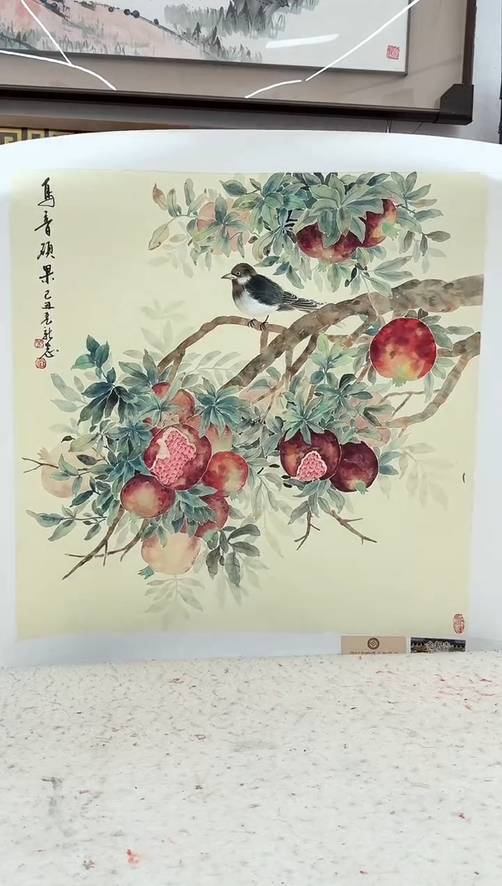国画23花鸟(墨骨)-余新志-4平尺