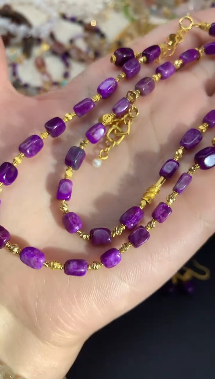 【闪购商品】苏纪石（舒俱来）项链18K金镶嵌A476|12999