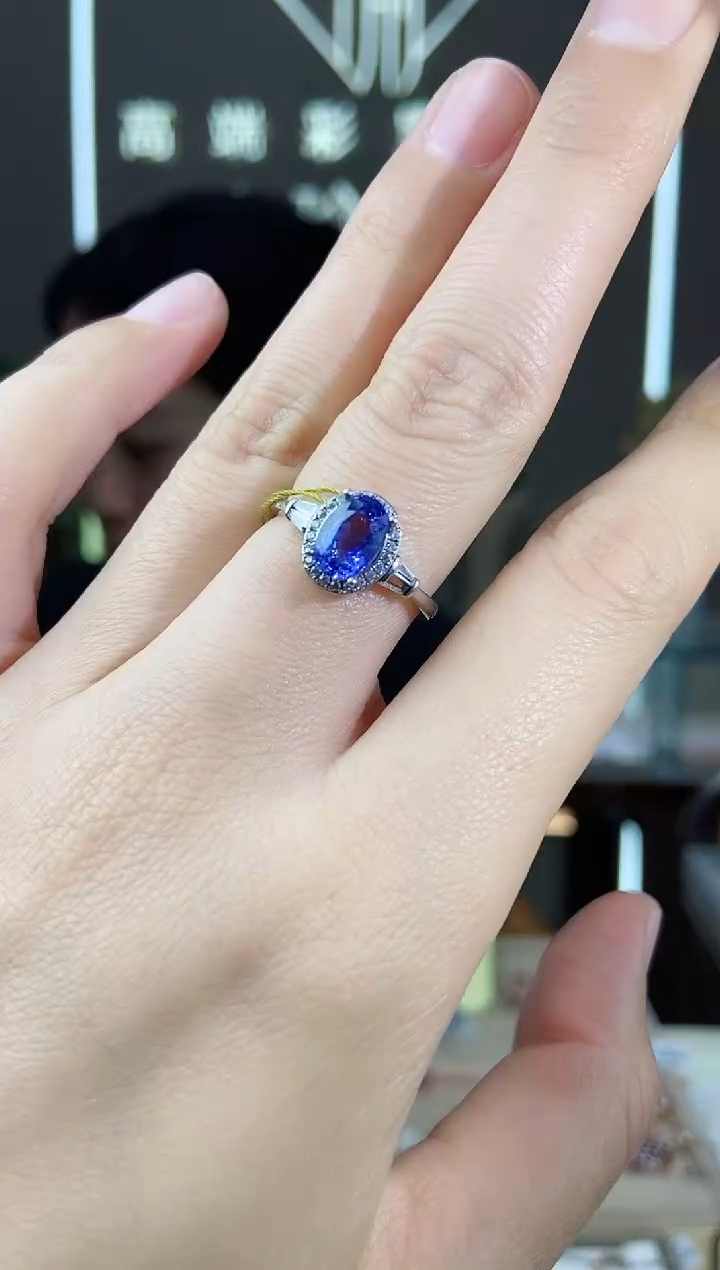 【闪购商品】蓝宝石手饰银S925镶嵌手饰