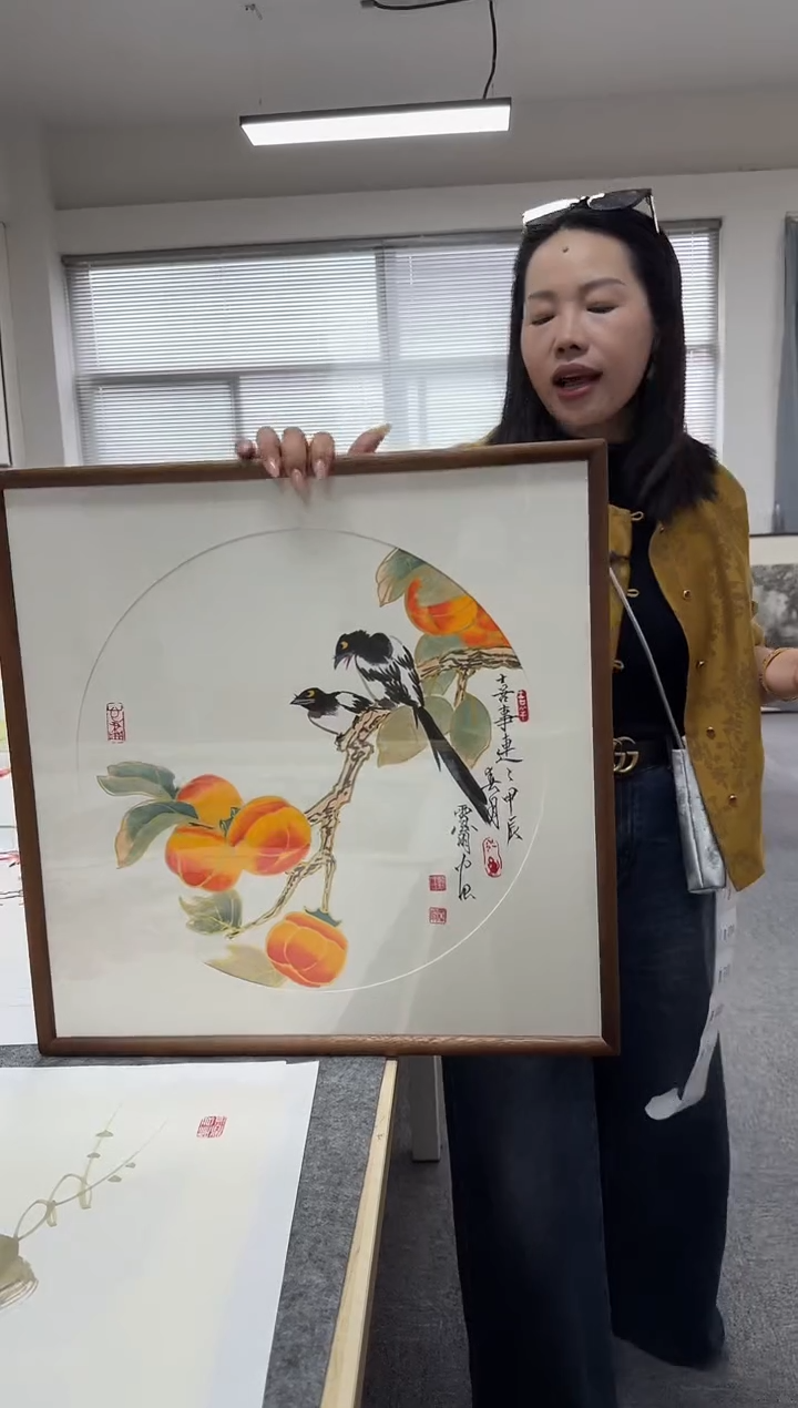 书法xw刘玉学122-53*53绘画手绘同款