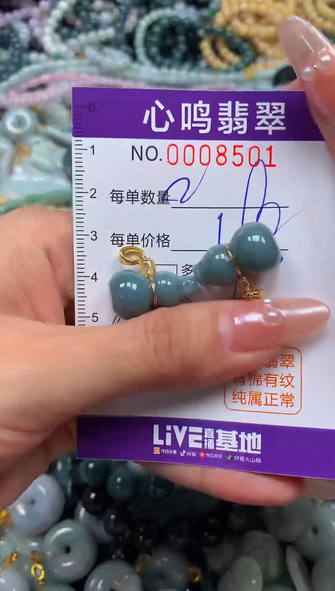 颈饰未镶嵌翡翠闪购008501