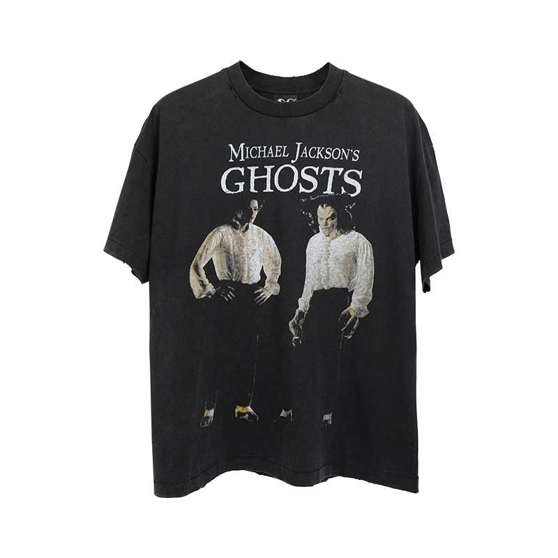 MKSZY 25SS Michael Jackson杰克逊 Ghost 破坏柔软单缝线T恤
