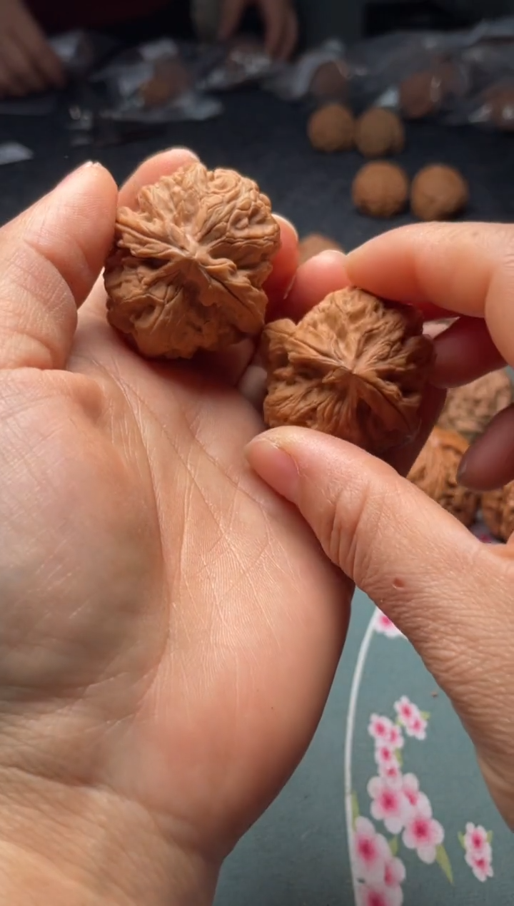 把件文玩核桃w279   红锦鲤 40尺