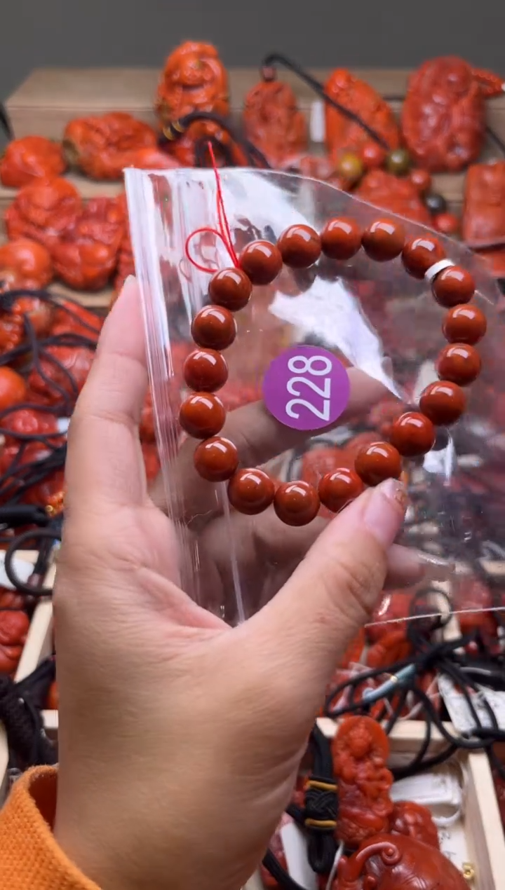 【闪购商品】南红玛瑙珠宝奇石合金228-10+