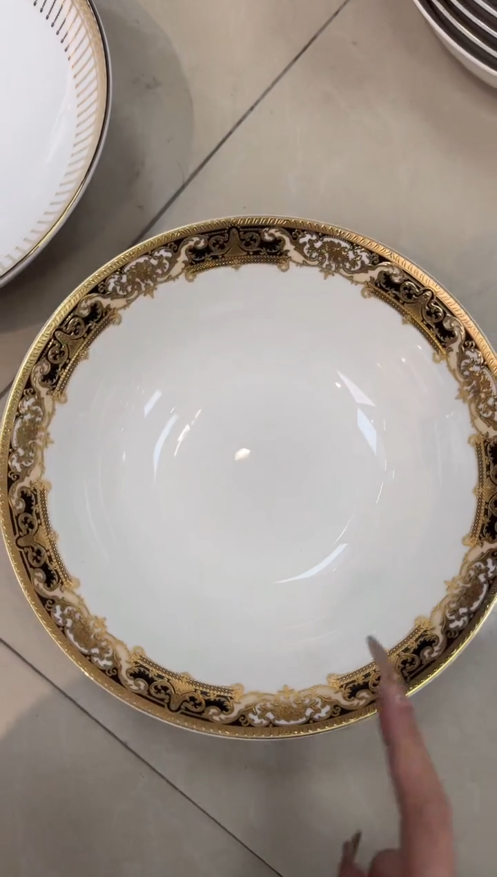 【闪购商品】瓷片9英寸汤碗福利款 尾单