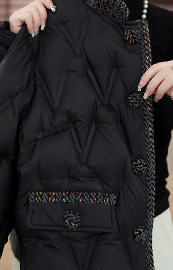 【甄选大朵鸭绒】2025杭州原版保暖气质减龄修身羽绒服R099-YMQS