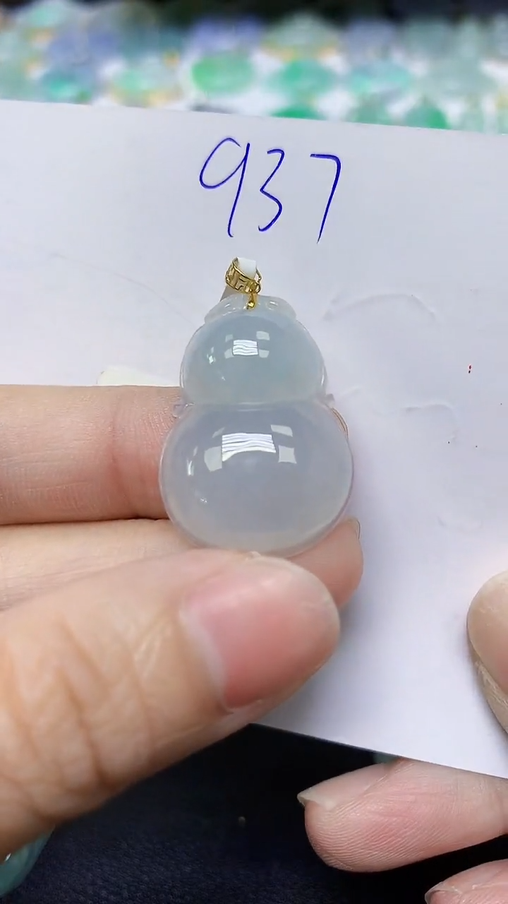 翡翠18K金镶嵌颈饰天然自然緬甸A貨翡翠