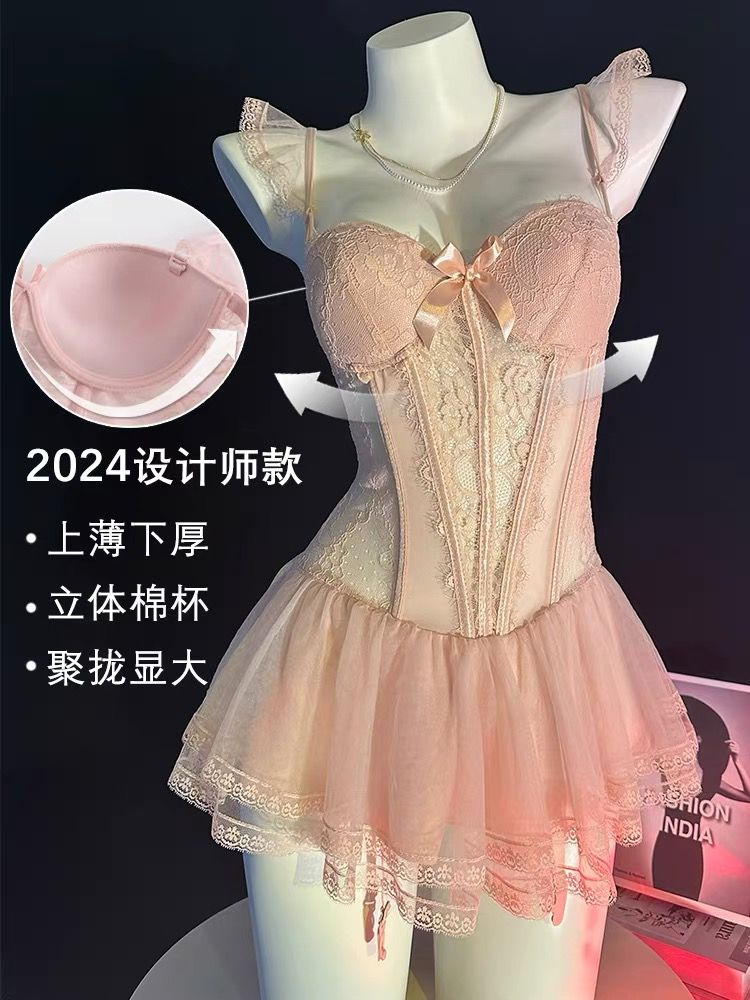 增温情趣小裙子显瘦聚拢释放迷人魅力性感