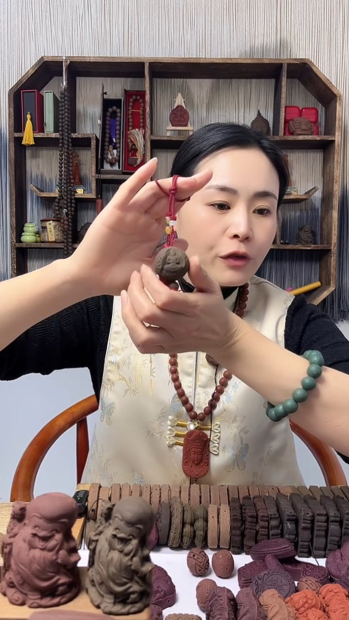 【闪购商品】泥塑清肝明目无相佛3.0挂坠