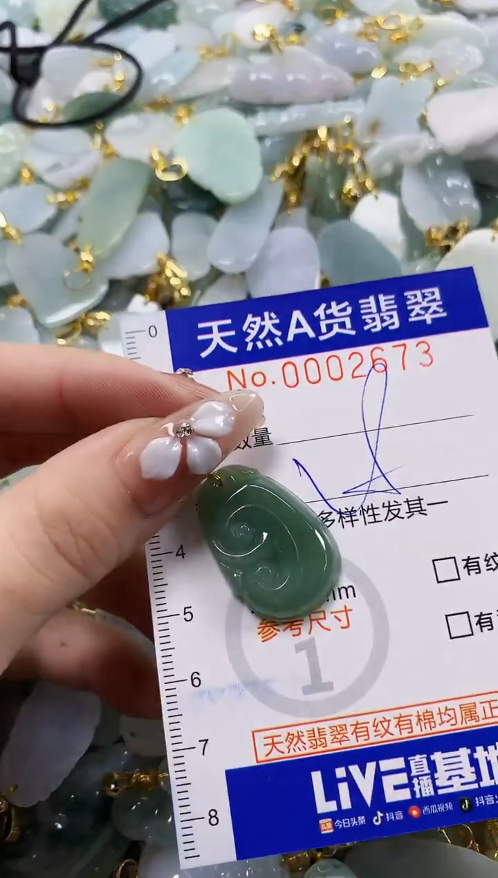 颈饰未镶嵌翡翠天然A货翡翠