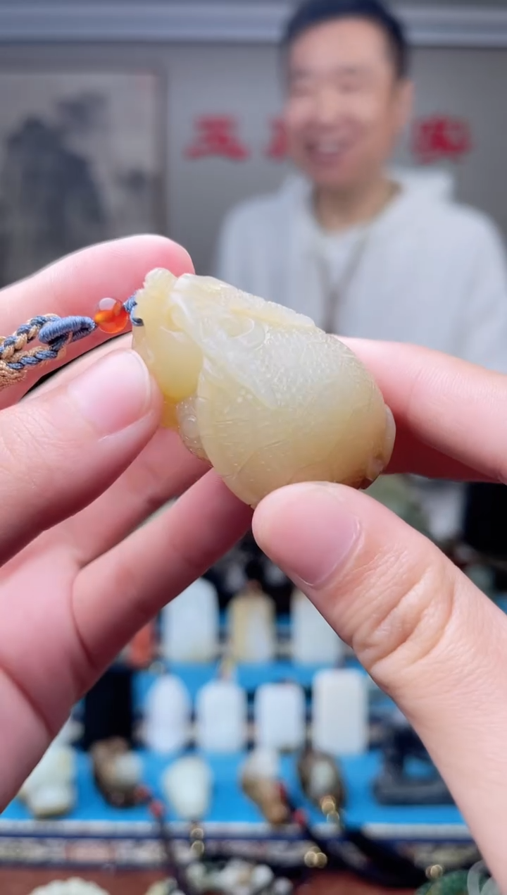 和田玉未镶嵌挂件1