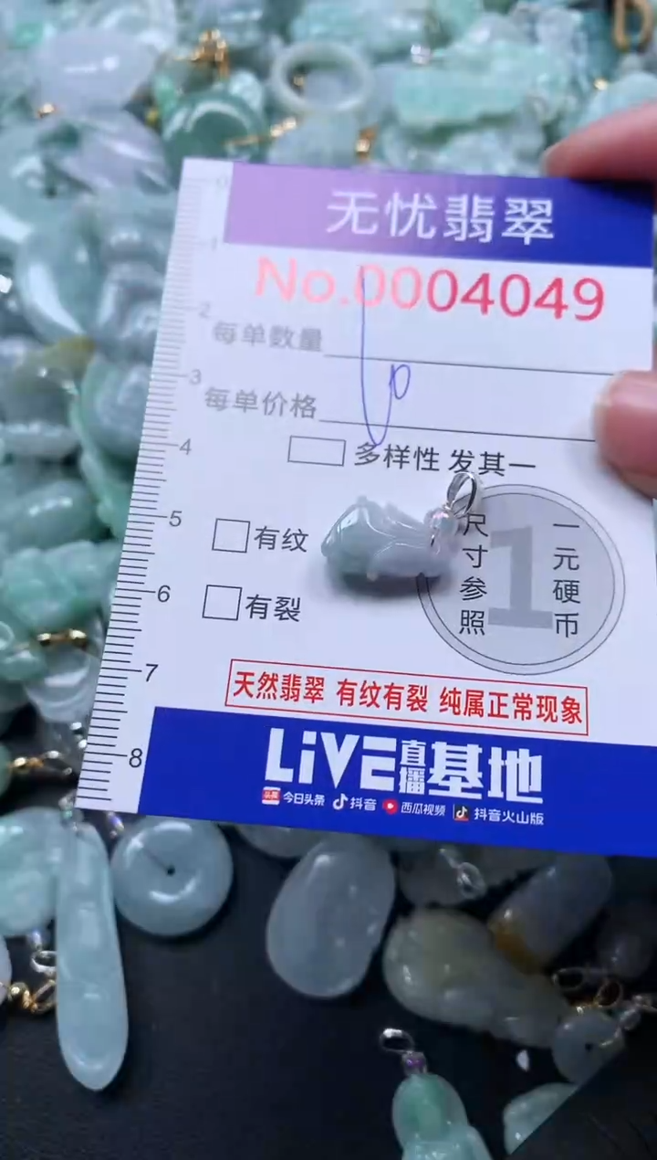 颈饰未镶嵌翡翠4049