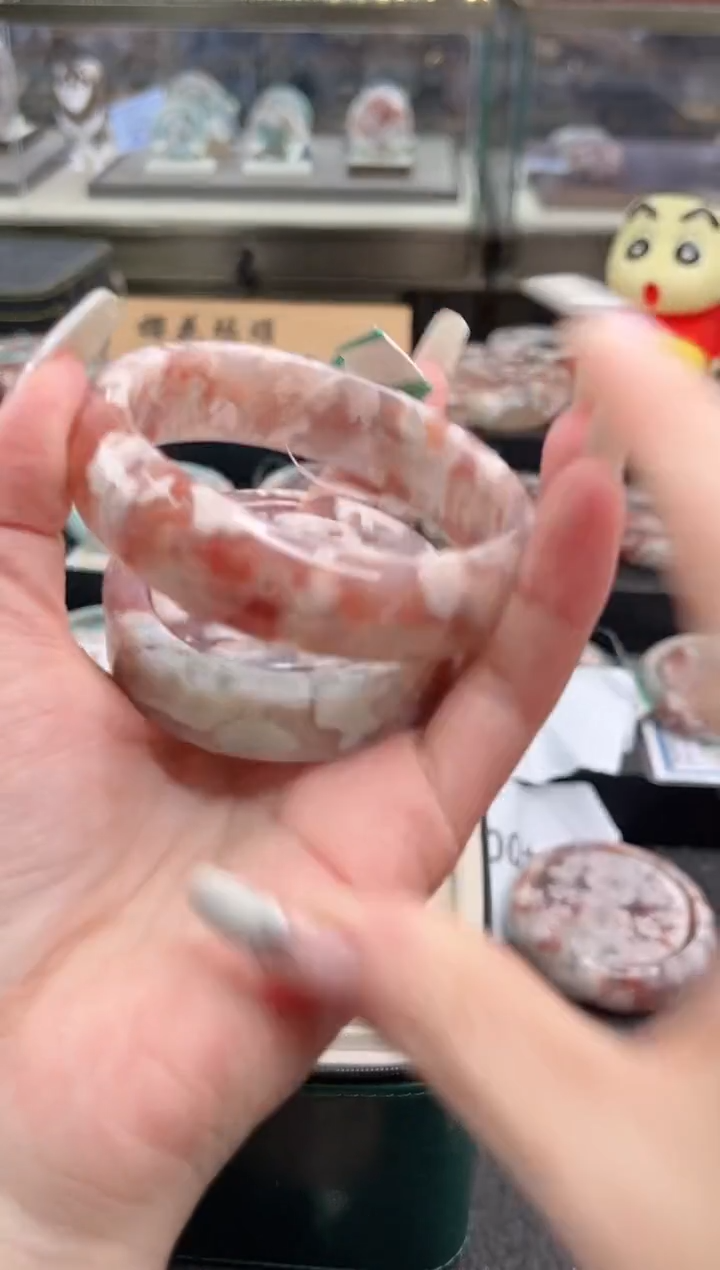 未镶嵌手镯石英质玉尘*丷圈口（赠品镯心）