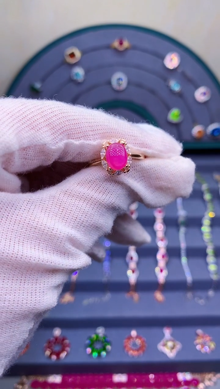 【闪购商品】红宝石戒指银S925镶嵌2