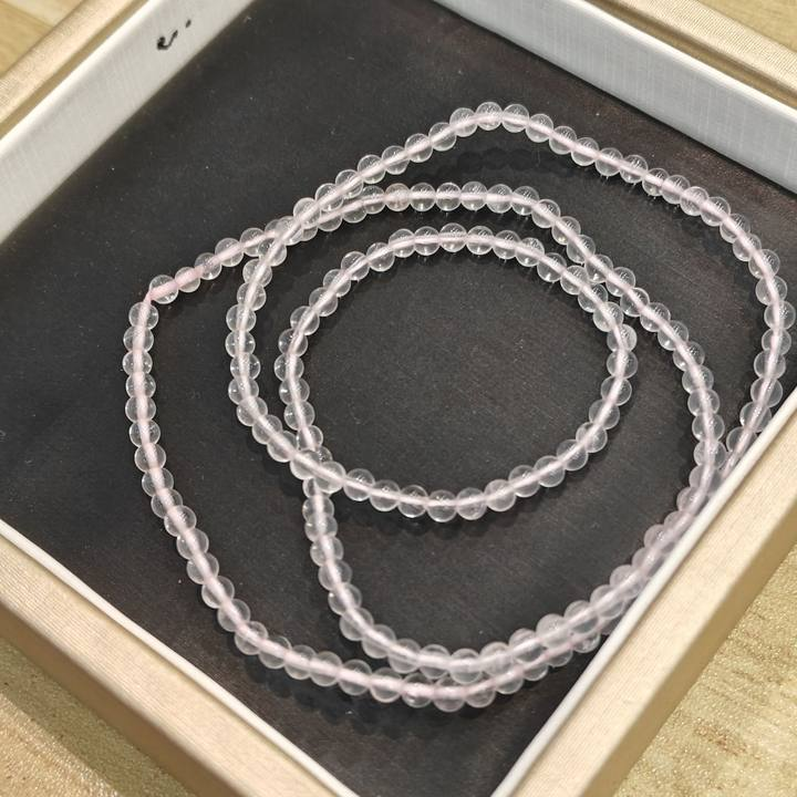星光粉水晶长串3mm+-540611