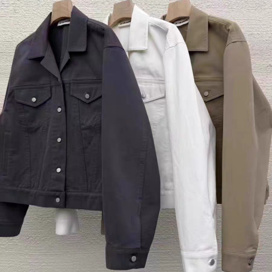 现at the bagel韩国东大门代购2025春季翻领修身版型夹克短外套女