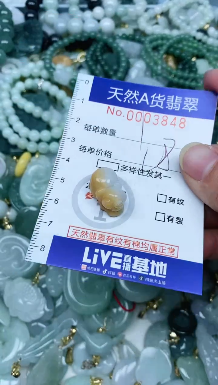 【闪购商品】翡翠吊坠(不含链)未镶嵌翡翠