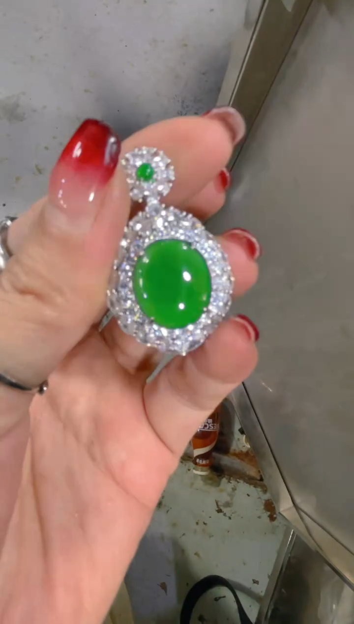 定制翡翠未镶嵌天然A货翡翠（多样性发货拍一件发件）