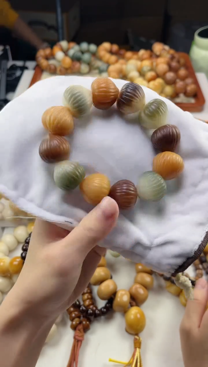 手串菩提根/象牙果q48干磨蒜桃22手串