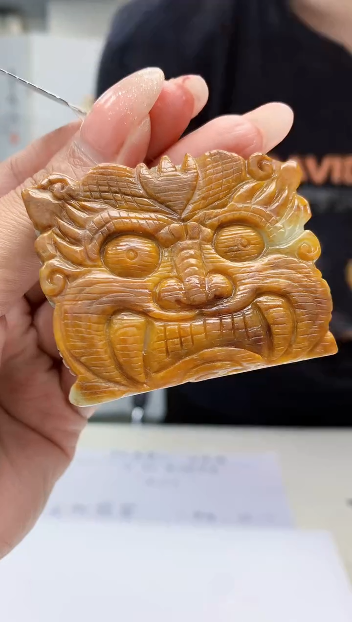 【闪购商品】定制翡翠未镶嵌4688MM-毛货挂件172