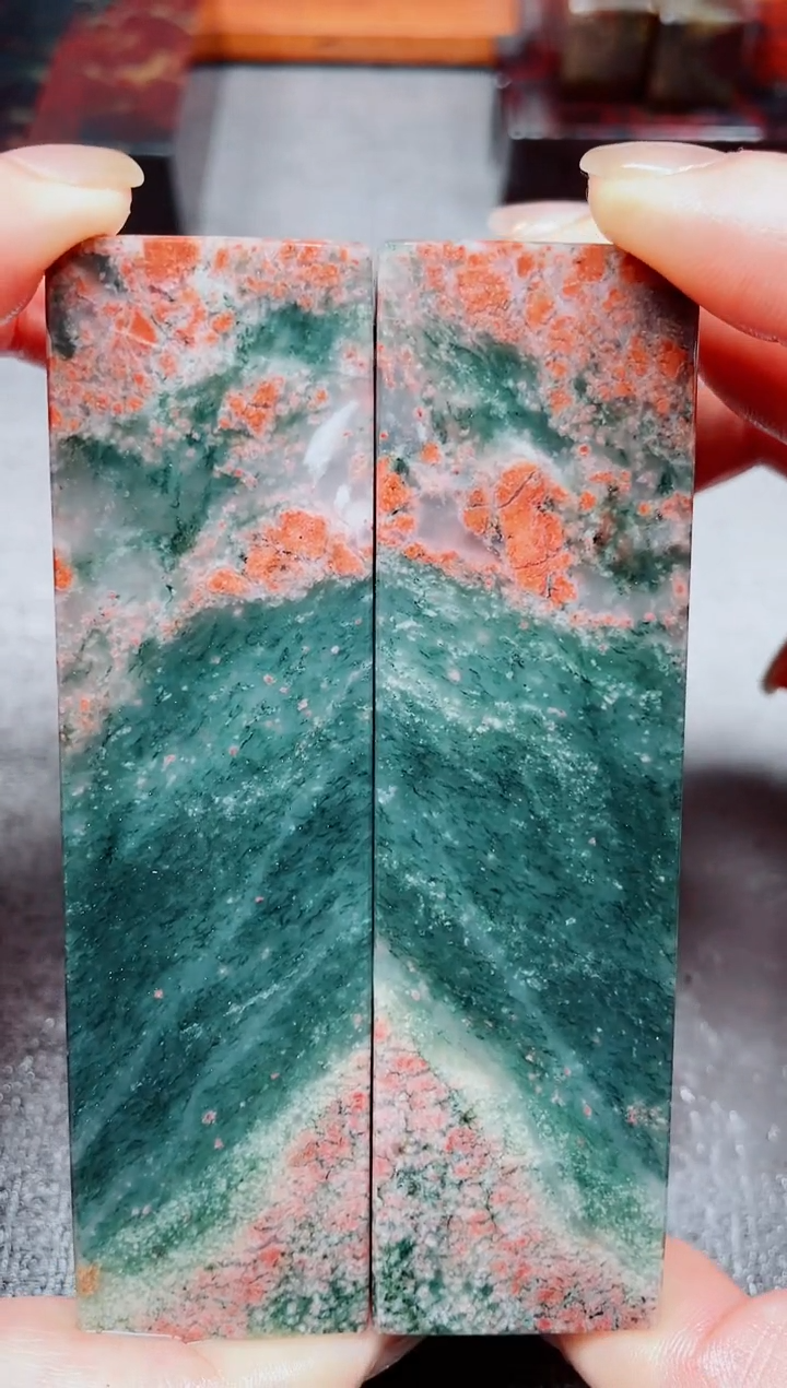 玉桂林鸡血玉素章--22