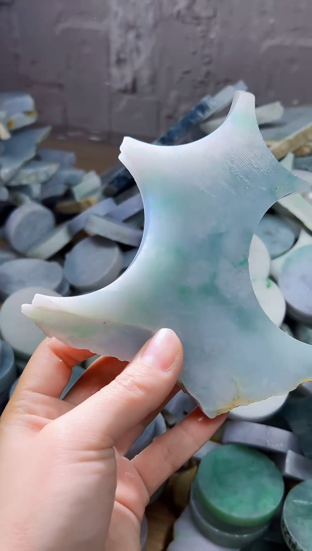 裸石翡翠天然翡翠A货余 南 892